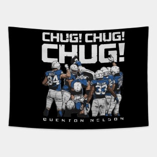 Quenton Nelson Indianapolis Chug Tapestry