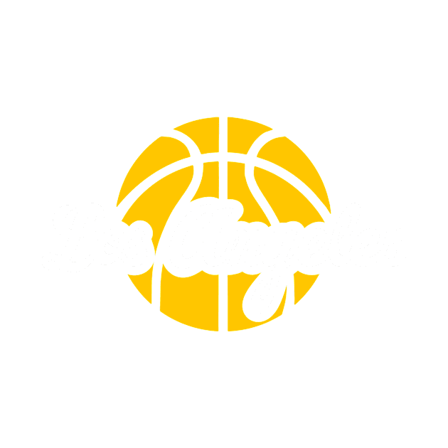 Los Angeles Basketball by Throwzack