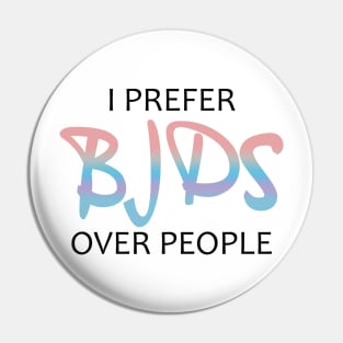 Copy of I prefer BJDs over people colorful Pin