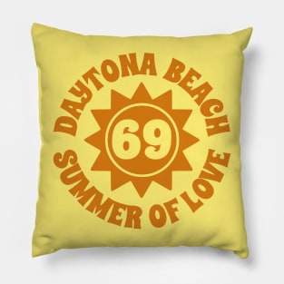 Summer of Love Daytona Beach Pillow