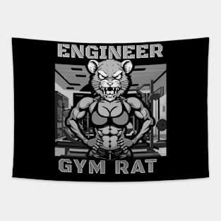 Engineer gym rat female Tapestry