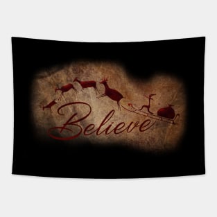 Believe Cave Art Tapestry