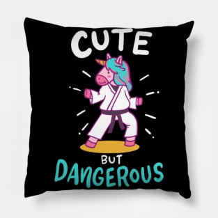 Karate Taekwondo Unicorn Pillow