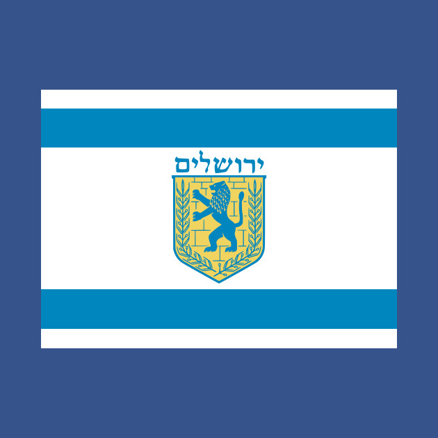 Disover Flag of Jerusalem (Israel) - Flag - T-Shirt