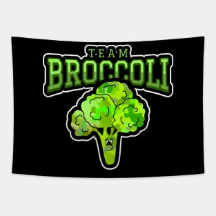 TEAM Broccoli Healthy Food Art Tapestry