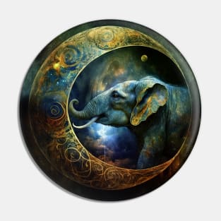 Elephant Spirit, Beautiful Wildlife Pin