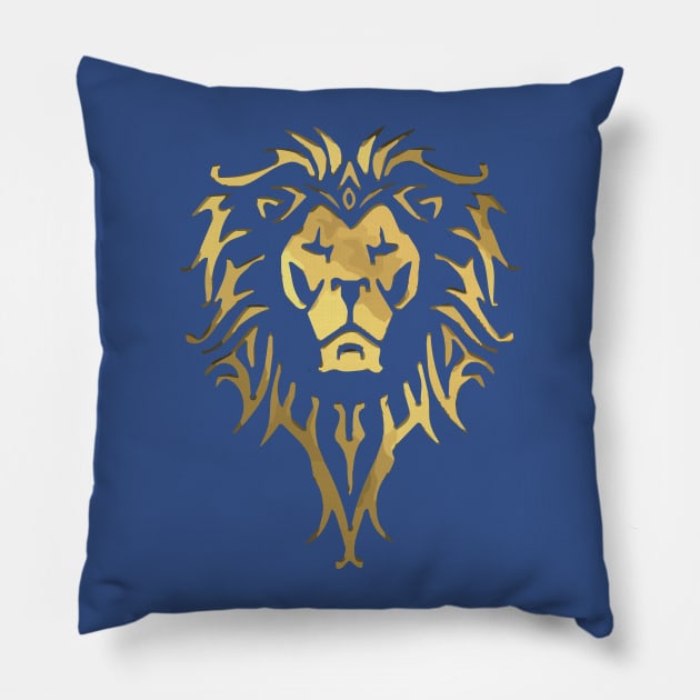 Lion of Stormwind Pillow by Griffen