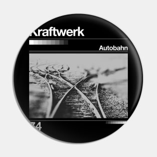 Kraftwerk - Autobahn // Artwork 90's Design Pin