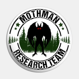 Mothman Silhouette Pin