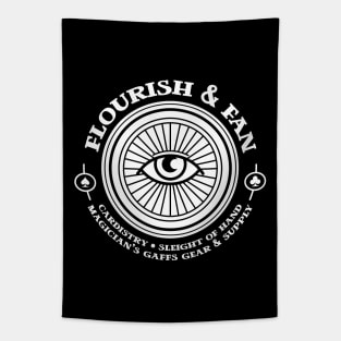 Cardistry Sleight of Hand Flourish and Fan All Seeing Eye Logo Tapestry