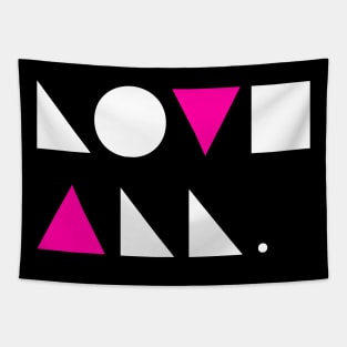 Lovel All LGBT Gay Minimalist Geometric Tapestry