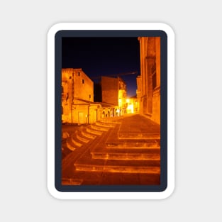 Stairs of Gold. The Duomo, Enna, Sicily, Italy. 2011 Magnet