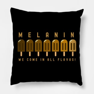 Melanin Popsicles | Brown Skin Celebration Pillow