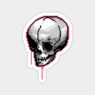 Pixel Skull Magnet