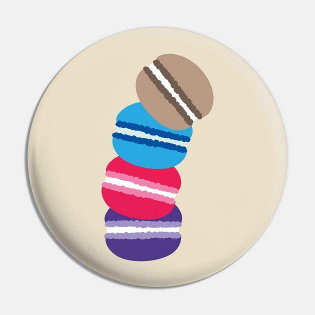 Colorful macaron Pin by CindyS