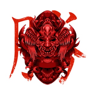 Red Flying Oni T-Shirt