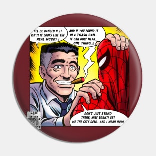 Retro comic news publisher! Pin