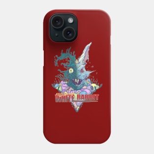 WEIRDO - Follow The White Rabbit - Nightmare - Maroon Phone Case