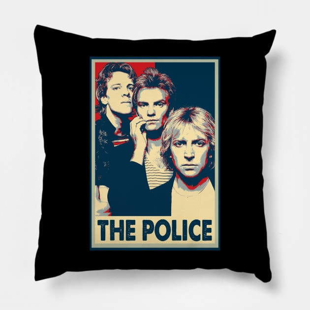 Stings Harmony Commemorate the Frontmans Musical Brilliance and The Polices Impactful Legacy Pillow by Amir Dorsman Tribal