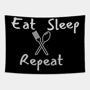 EAT SLEEP REPEAT Tapestry