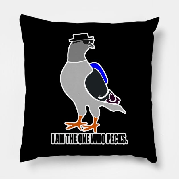 Meth Pigeon Pillow by VOLPEdesign