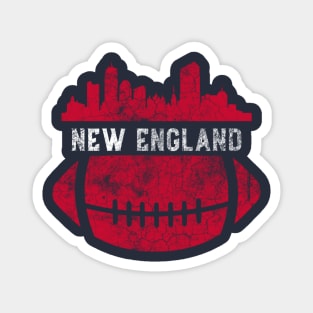 New England football vintage Magnet