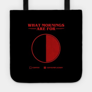 Stranger Things - Coffee & Contemplation Pie Chart Tote