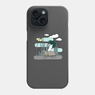 Pufipufi and the beetle Phone Case