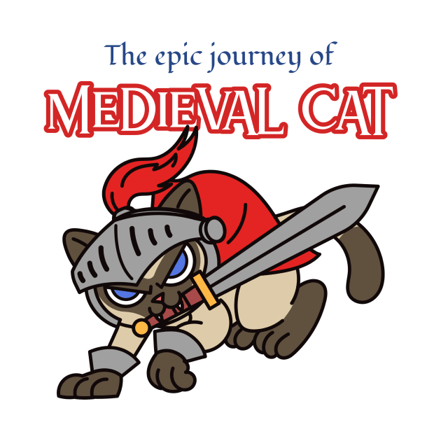 Medieval Cat Funny Cats Cat Lover Cute Cats by Tip Top Tee's