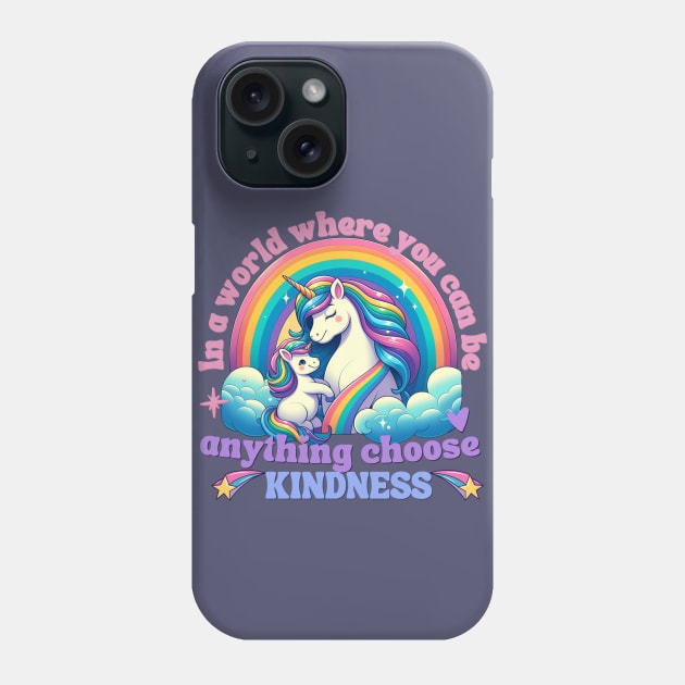 Choose Kindness World Phone Case by Annabelhut