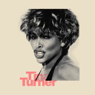 tina turner grayscale halftone T-Shirt