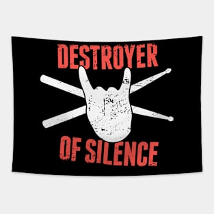 Destroyer Of Silence | Percussion Drums Drummer Tapestry