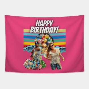 Happy Birthday! Balloons Tapestry