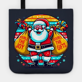 Santa Came Twice Tote