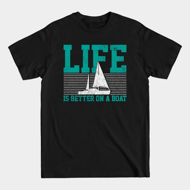 Sailboat Boat Sailing Boating - Sailboat - T-Shirt