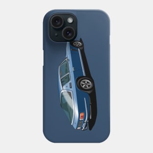 Jensen Interceptor III in blue Phone Case