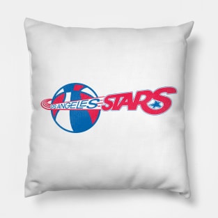 Defunct Los Angeles Stars Basketball Team Pillow