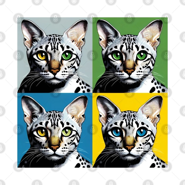 Egyptian mau Pop Art - Cat Lovers by PawPopArt