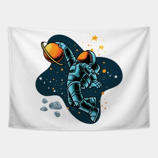 space man - astronaut Tapestry