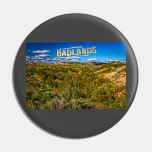 North Dakota Badlands Pin