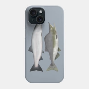 Pink Salmon - Ocean and Spawn Phases Phone Case