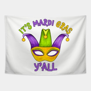 It's Mardi Gras Y'All Tapestry