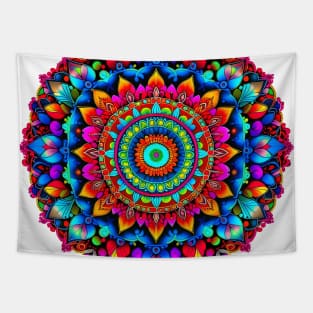 [AI-Art] Gorgeous, Colourful Zen Mandala Tapestry