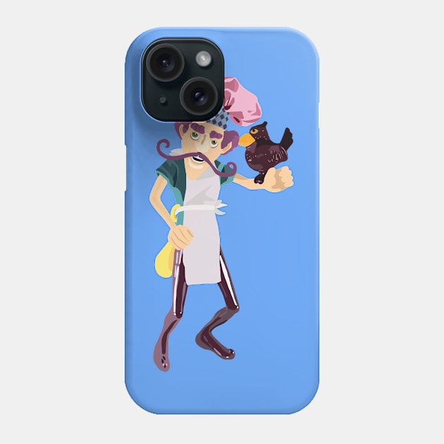 Purple Pie Man Phone Case by ElviaMontemayor