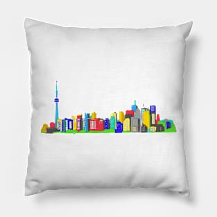 Toronto skyline Pillow