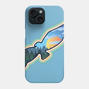 Daily Flight. A View From A High Angle. Phone Case