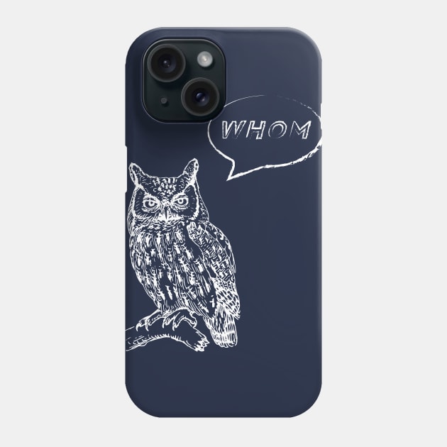 An Owl's Whom Phone Case by andsteven