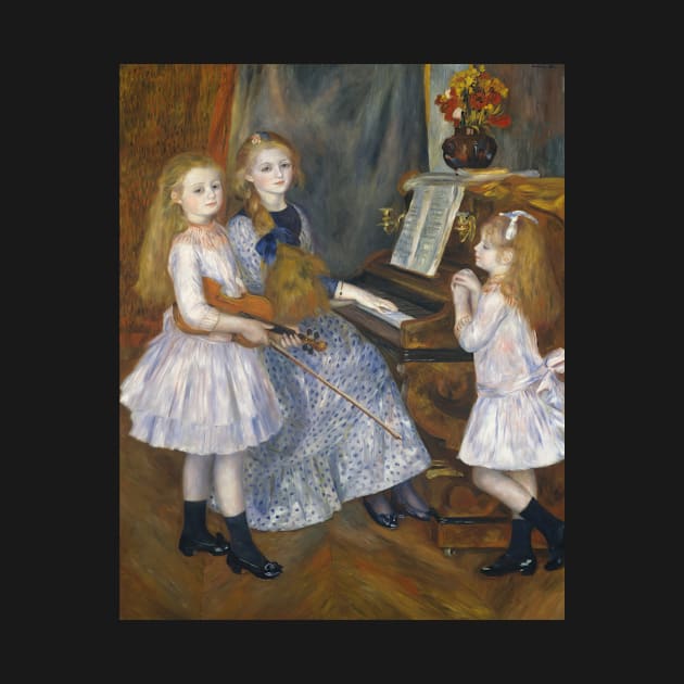 The Daughters of Catulle Mendes by Auguste Renoir by Classic Art Stall