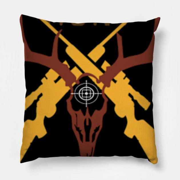 hunt life Pillow by graficklisensick666