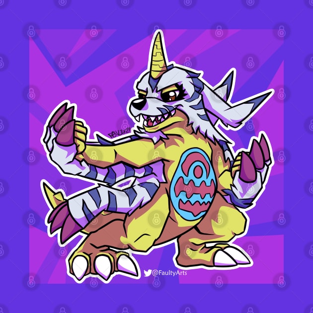 Gabumon (BG) by FaultyArts